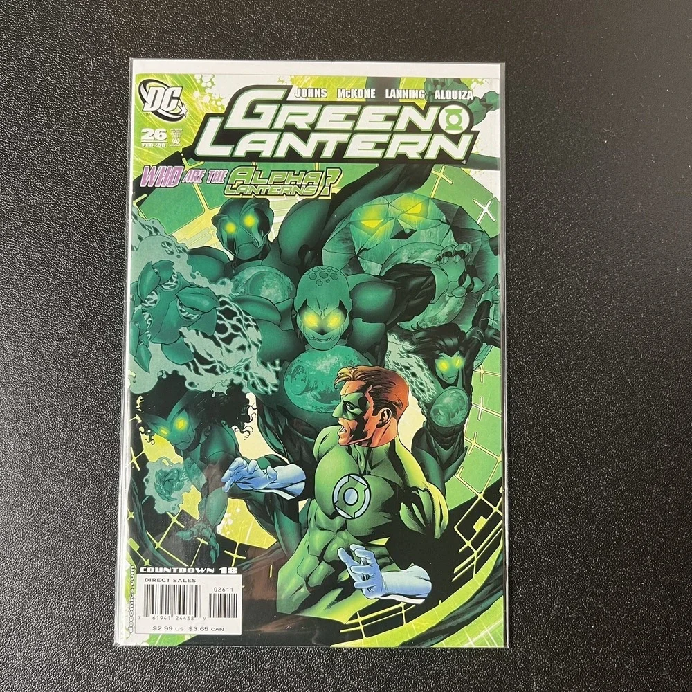 Green Lantern DC #26 - Who are‎ the Alpha Lanterns? DC Comics
